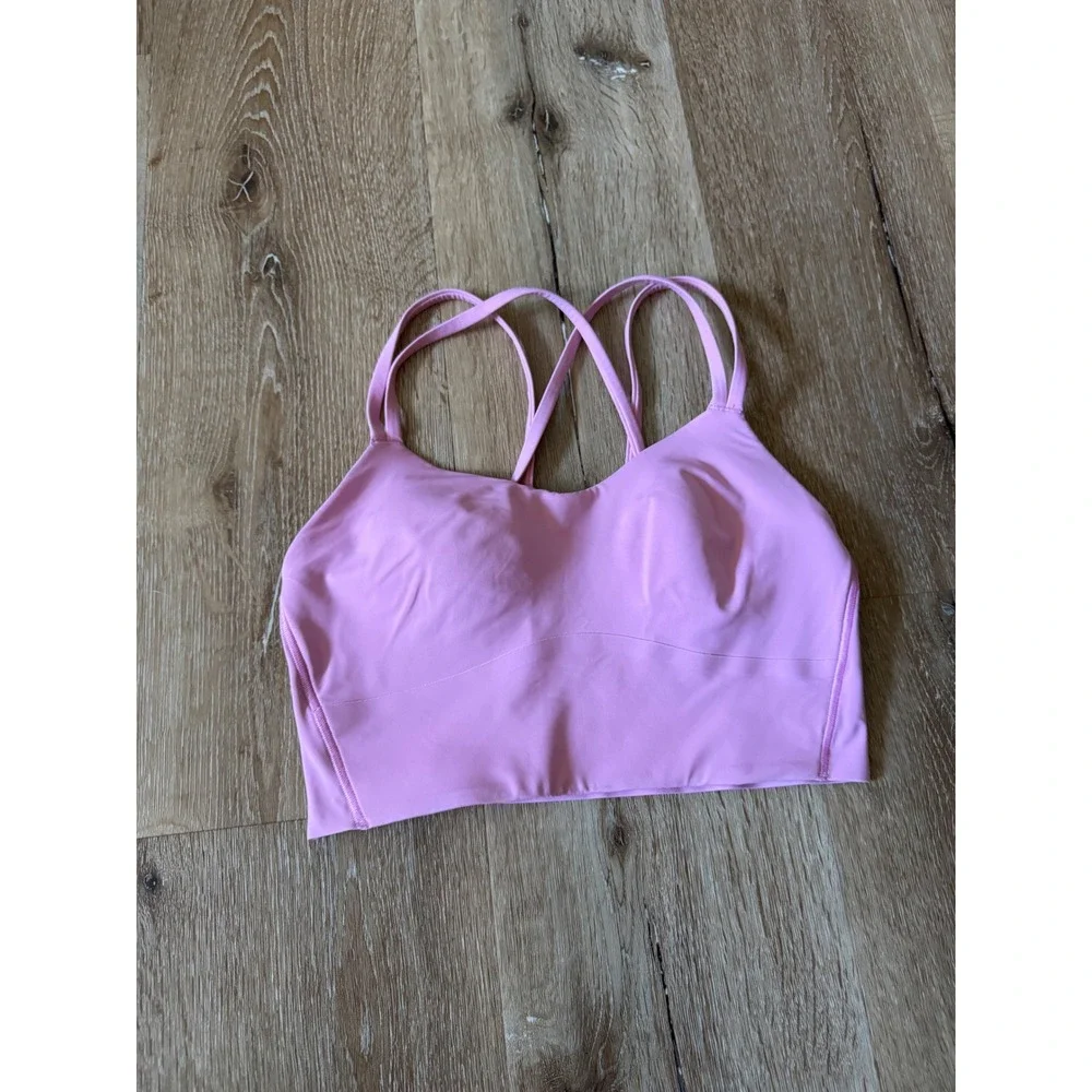 Lululemon Pink Yoga Sports Bra Size 4